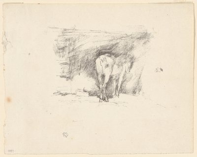 Studie van een Paard door James Abbott McNeill Whistler