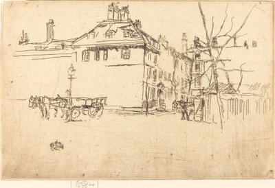 Tempel door James Abbott McNeill Whistler