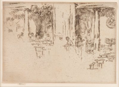 De Kerk - Brussel (Aanbidding) door James Abbott McNeill Whistler