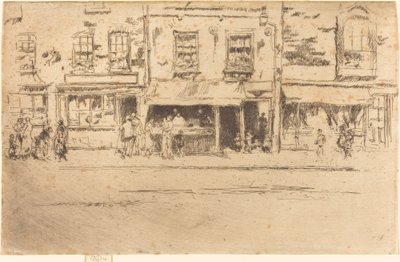 De Viswinkel, Druk Chelsea door James Abbott McNeill Whistler