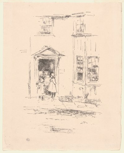 De Kleine Deur, Lyme Regis door James Abbott McNeill Whistler