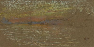 De Riva door James Abbott McNeill Whistler