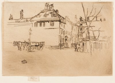 De Tempel door James Abbott McNeill Whistler