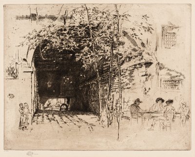 De Traghetto, Nr. 2 door James Abbott McNeill Whistler