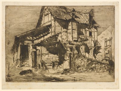 Het onveilige huurhuis door James Abbott McNeill Whistler