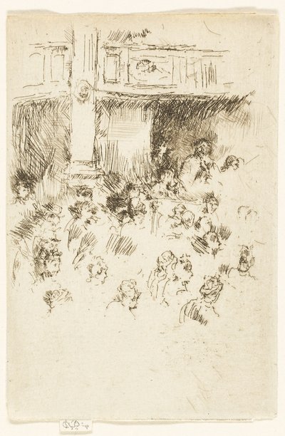 Theater, Loches door James Abbott McNeill Whistler