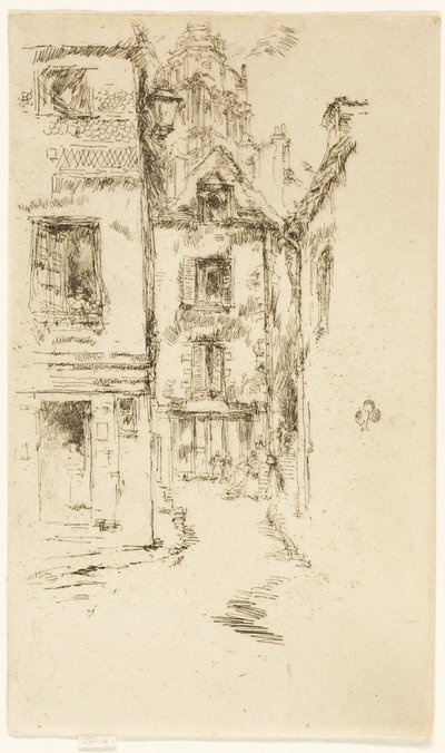 Onder de Kathedraal, Blois door James Abbott McNeill Whistler