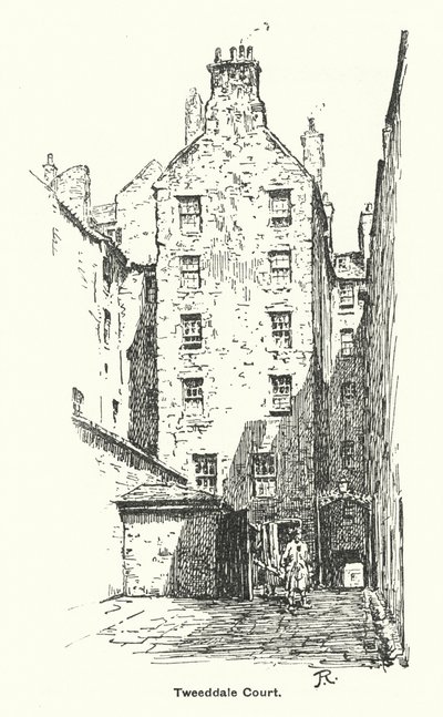 Tweeddale Court door James Riddel