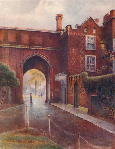 Poort van Richmond Palace, 1910, 1914 door James S Ogilvy