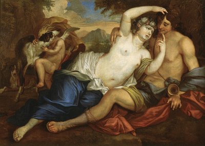 Venus en Adonis door Jan Boeckhorst