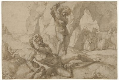 Hercules en Cacus door Jan Gossart