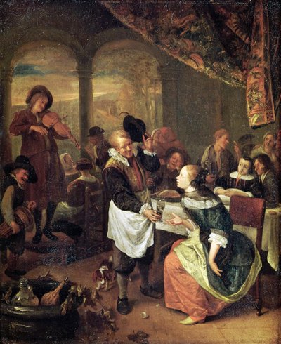 De galante herbergier door Jan Havickszoon Steen