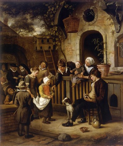 De kleine aalmoezenier door Jan Havickszoon Steen