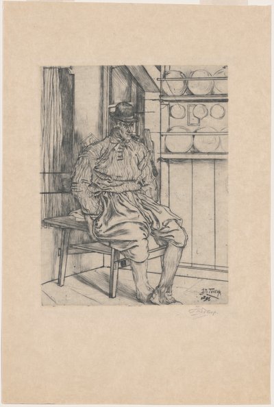 Visser van Marken door Jan Toorop