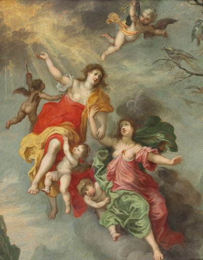 Allegorie met putti door Jan van Balen