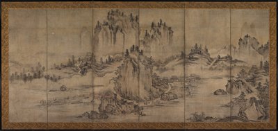 Landschap door Japan, Muromachi period