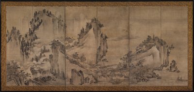 Landschap door Japan, Muromachi period