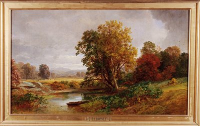 Herfstlandschap, 1882 door Jasper Francis Cropsey