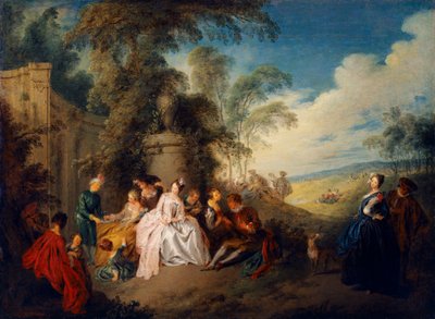 Fête Champêtre door Jean Baptiste Joseph Pater