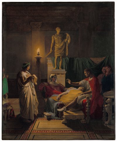 Vergilius leest uit de Aeneis door Jean Auguste Dominique Ingres