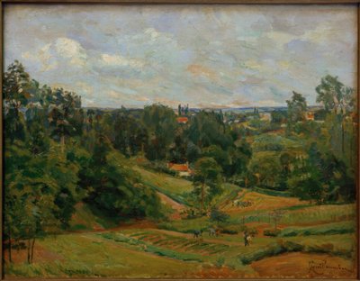 Landschap bij Pontoise door Jean Baptiste Armand Guillaumin