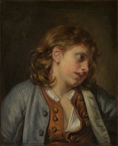 Hoofd van een Jonge Jongen, 1763 door Jean Baptiste Greuze