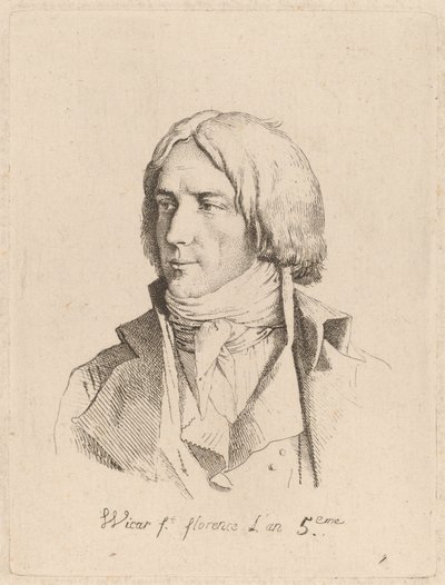 Zelfportret door Jean Baptiste Joseph Wicar