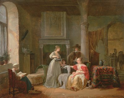 Een kinderkamer door Jean Baptiste Mallet