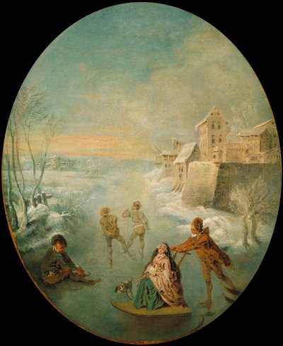 Winter door Jean Baptiste Pater