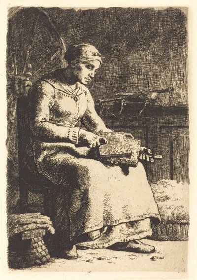 De Wolkaarder door Jean Francois Millet