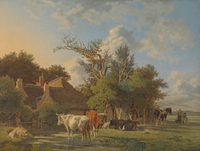 Landschap door Jean François Valois