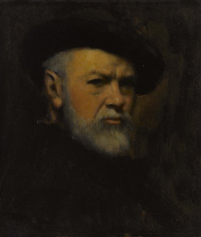 Zelfportret, ca. 1890 door Jean Jacques Henner