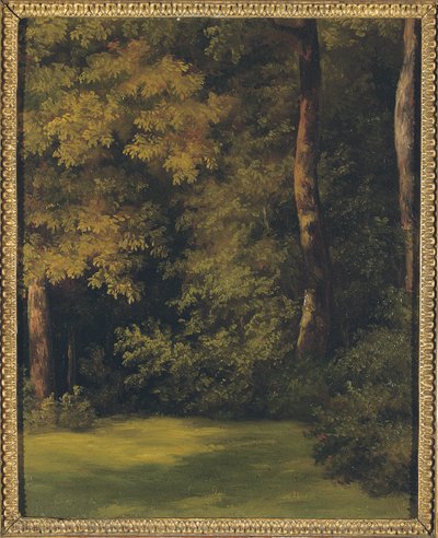 Een open plek in het bos, 1840 door Jean Michel Cels