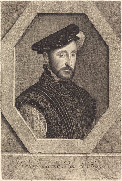 Hendrik II door Jean Morin after François Clouet