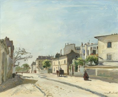 Rue Notre-Dame, Parijs. 1866 door Johan Barthold Jongkind