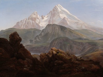 De Watzmann door Johan Christian Dahl