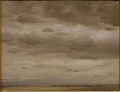 Wolkenschets door Johann Heinrich Schilbach