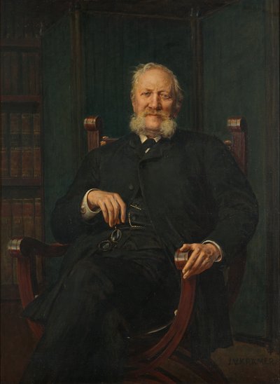 Dr. Karl Stremayr door Johann Victor Krämer