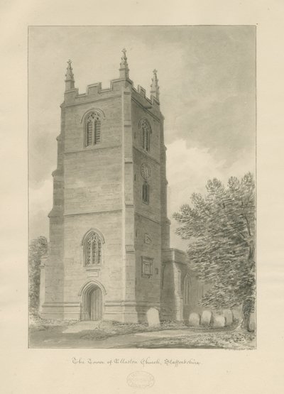 Ellastone Church door John Chessell Buckler