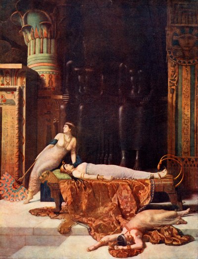 De Dood van Cleopatra, 1890 door John Collier