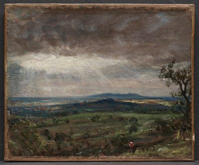 Hampstead Heath, Kijkend naar Harrow door John Constable