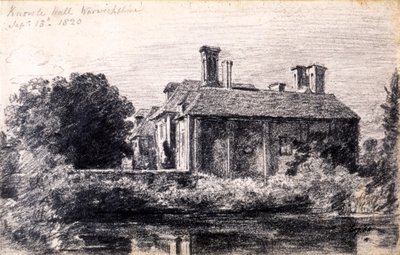 Knowle Hall, 1820 door John Constable