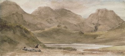 Sty Head Tarn, 12 oktober 1800 door John Constable