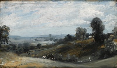 Het dal van Dedham vanuit Langham, 1812 door John Constable