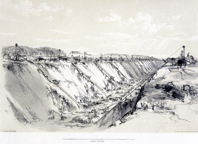 Tring Cutting, 19 juni 1837 door John Cooke Bourne