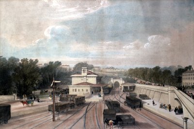 Tunbridge Wells Railway Station, Kent, ca. 1840s door John Cooke Bourne