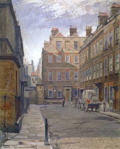 Gough Square, Londen door John Crowther