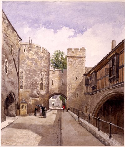 Tower of London, Londen, 1883 door John Crowther