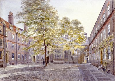 Uitzicht op Staple Inn, Londen, 1882 door John Crowther