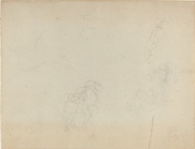 Blad met Studies [recto en verso] door John Flaxman